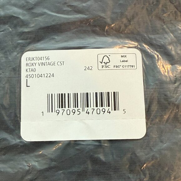 ROXY cotton top **NEW w Tags size L  **& 20% OFF if you buy 4 items I sell !!* - Picture 2 of 8